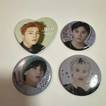 카와니시 타쿠미 캔뱃지 4개 세트