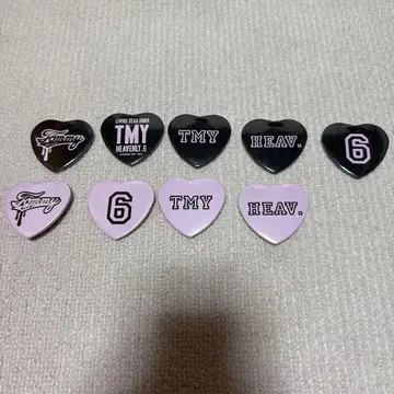 Tommy heavenly6 하트형 캔뱃지