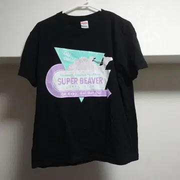 SUPER BEAVER 2018년 투어 반팔 T셔츠 M사이즈
