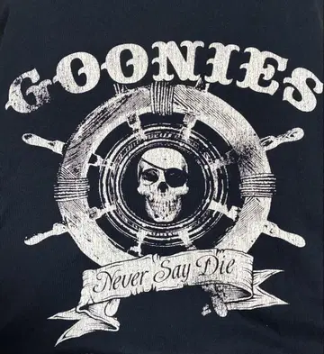 Goonies T셔츠 L 사이즈 블랙