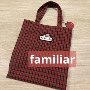 familiar 패밀리아 체크 토트백 구 디자인