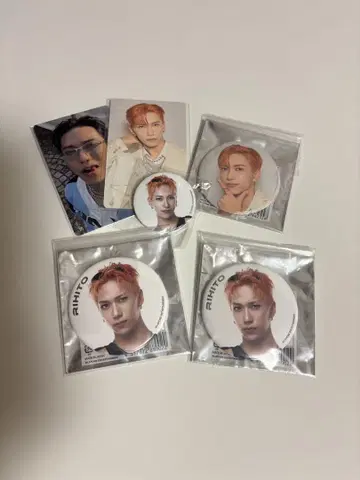 INI 이케자키 리히토 캔뱃지 트레카 카세트