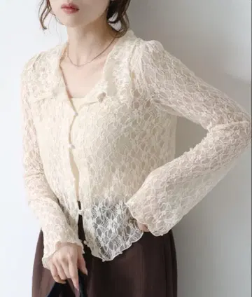 [ kastane ] 카라 레이스 풀오버