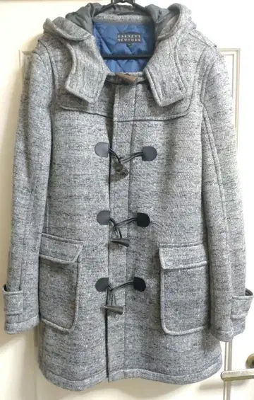 BARNEYS NEWYORK 퀼팅 라이너 부착 더플 코트