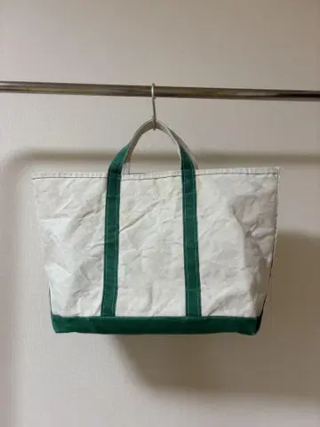 엘엘빈 L.L. Bean 토트백 80s 가이드라인 그린