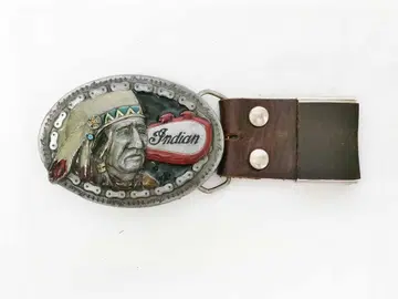 [ 새상품급 ] 인디언 모터사이클 버클