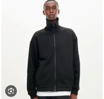 UNIQLOU 보아 맨투맨 트랙 자켓 블랙 M