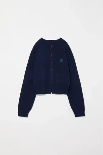 Eaphi compact logo knit cardigan