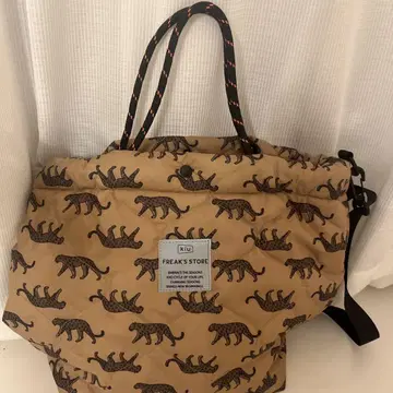 FREAK'S STORE 동물 패턴 토트백