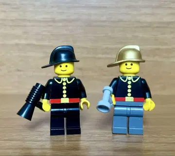 LEGO 올드 레고 소방관 2체 세트 메가폰