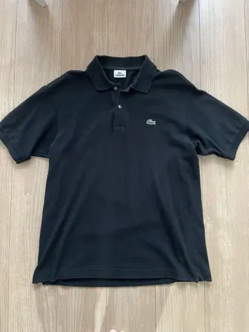 LACOSTE 블랙 피케 셔츠