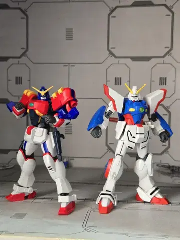 1/144 HGFC 샤이닝 건담 & 건담 맥스 터 세트