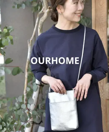 OURHOME 핏 숄더백 실버