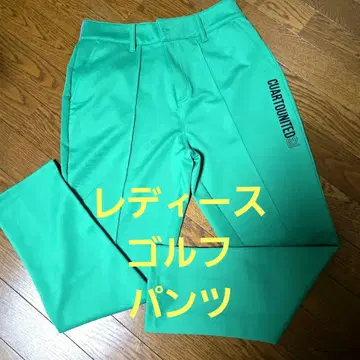 CUARTOUNITED 여성용 골프 팬츠 그린 빅 사이즈
