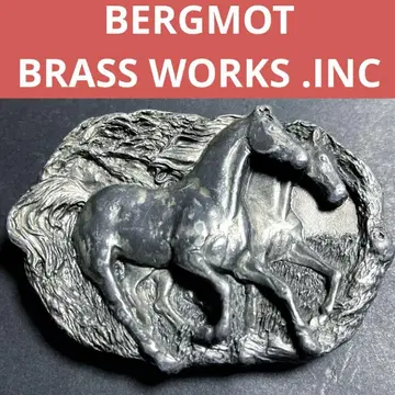 80년대 미국산 버클 BERGAMOT BRASS WORKS