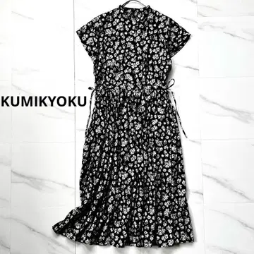 새상품급 KUMIKYOKU 쁘띠 플라워 프린트 원피스 쿠미쿄쿠
