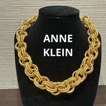 anne klein 골드 트위스트 체인 목걸이