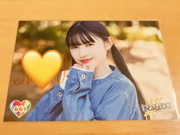 초 두근거림 선전부 토키센 스가타 아키 브로마이드 친필 사인