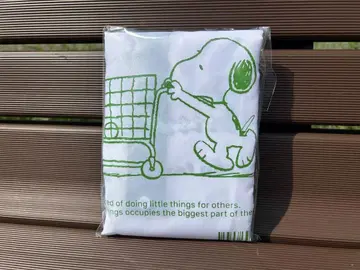 미개봉 새상품 훼미리마트 x 스누피 SNOOPY 레지봉투형 에코백