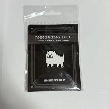 Undertale 귀찮은 개 핀 배지