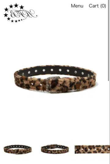 AFB 퍼 벨트 FUR BELT XL 사이즈