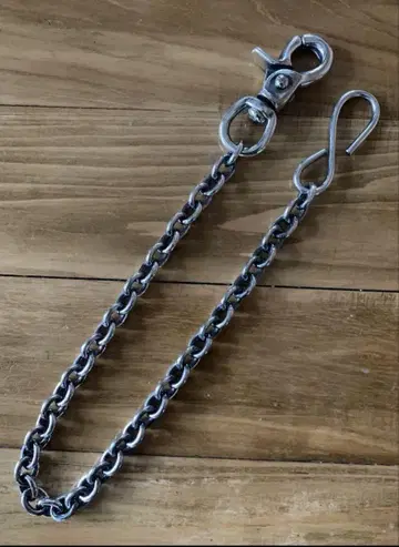 은 두께 지갑 체인 45cm S고리