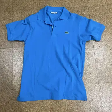 LACOSTE 파랑 피케 셔츠 사이즈 3