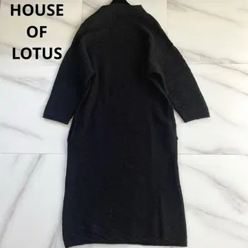 레어 HOUSE OF LOTUS 맥시 원피스 니트 블랙