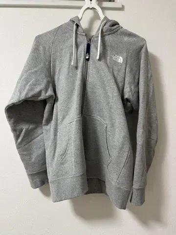 THE NORTH FACE 그레이 풀 집업 후드티 L 사이즈 여성용