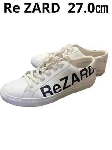 [ 새상품급 ] ReZARD 화이트 스니커즈 27.0cm