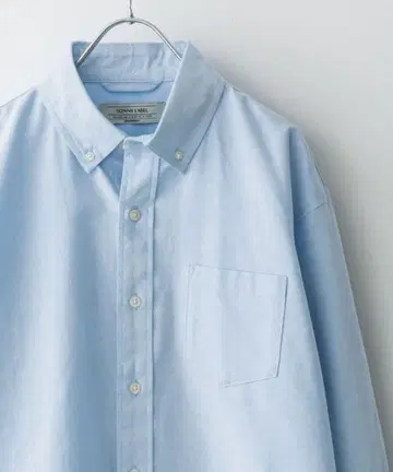 어반 리서치 옥스 버튼다운 셔츠 라이트 블루 스카이블루 L