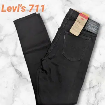 새상품 Levi's 711 SKINNY 리바이스 스키니 [ 27 ] 블랙