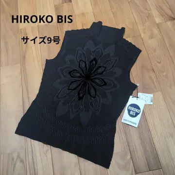 HIROKO BIS 미사용 9호 슬리브리스 상의