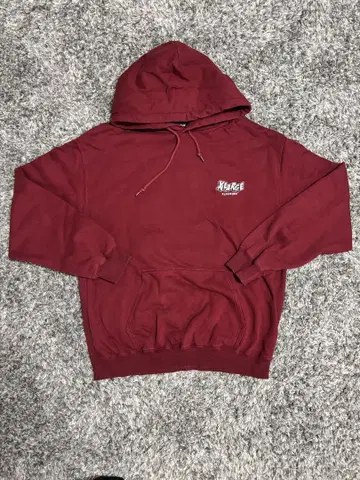 XLARGE 버건디 후드티 L 사이즈