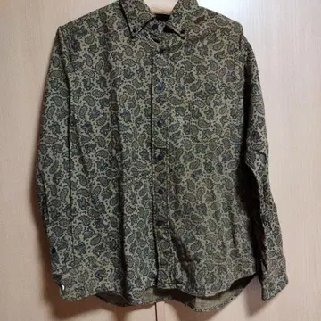 45R 페이즐리 셔츠 Cotton 브라운 계열