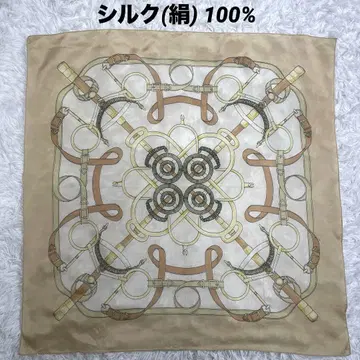 실크 100% 대형 실크 스카프, 백참, 인테리어 크로스, 태피스트리