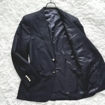 새상품급 뉴요커 네이비 테일러드 자켓 은색 버튼 네이비 A7