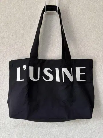 [ 미사용품 ] L'USINE 토트백 ( 블랙 )