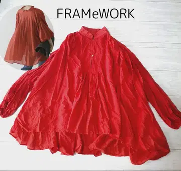 FRAMeWORK 보일 턱 블라우스