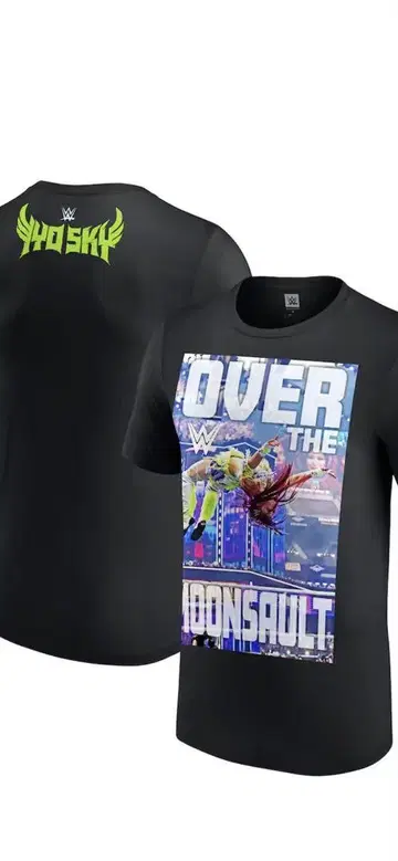 S 사이즈 미개봉 WWE 프로레슬링 T셔츠 이오 스카이