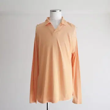 [ 영국제 ] REISS London 레이온 코튼 스키퍼 셔츠 오렌지