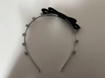 pium 하트 비쥬 리본 머리띠