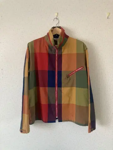 [ 레어 ] 60s 컬러 블록 블루종