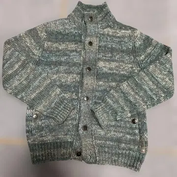 고급 새상품급 이탈리아제 REPLAY 스탠드넥 숄 니트 가디건