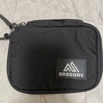 GREGORY 블랙 파우치 약 20cm x 15cm x 5cm