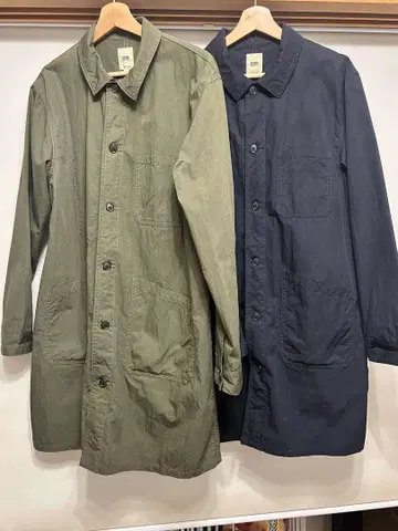 FOB FACTORY F2395 프렌치 셔츠 코트 2개 workers