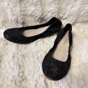 BLOCH 블랙 플랫 발레 슈즈 사이즈 38