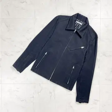 HARE 풀 집업 코튼 자켓 블랙 사이즈 M*HD300