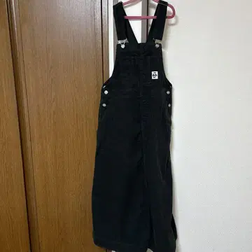CHUMS 코듀로이 살로펫 오버롤 스커트