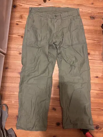 ALPHA INDUSTRIES 카고 팬츠 L 사이즈 올리브